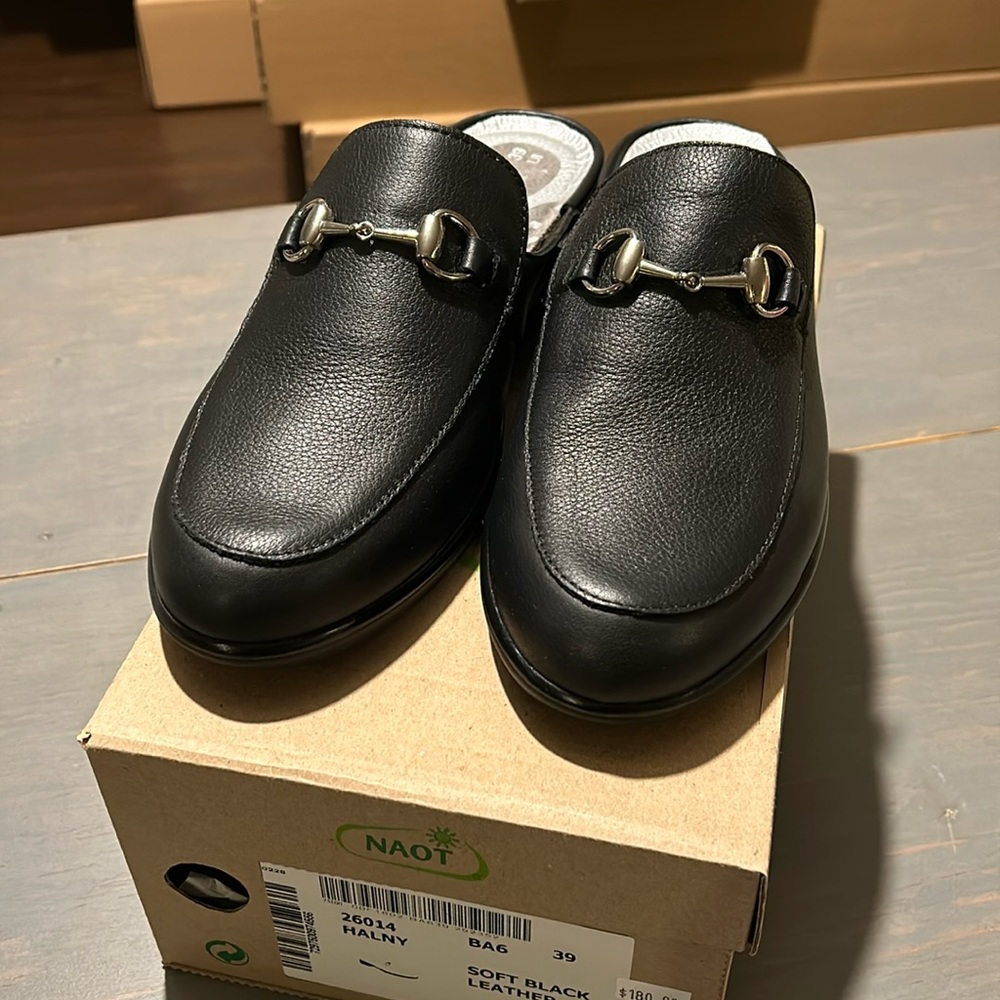 Naot Leather Slides